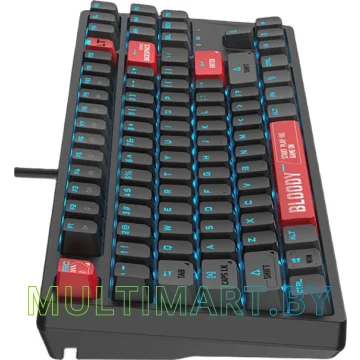 Клавиатура A4Tech Bloody AT87 (черный/красный) картинка 6